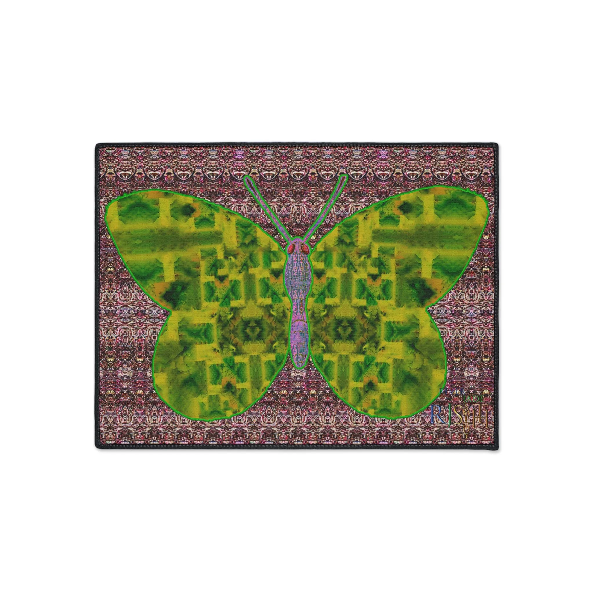 Heavy Duty Floor Mat (Butterfly Glade Denizen & Samhain Dream Thaw 14 & Purple Logo@Alchemic) RJSTH@Fabric#5_5 of 18 RJSTHw2025 RJS