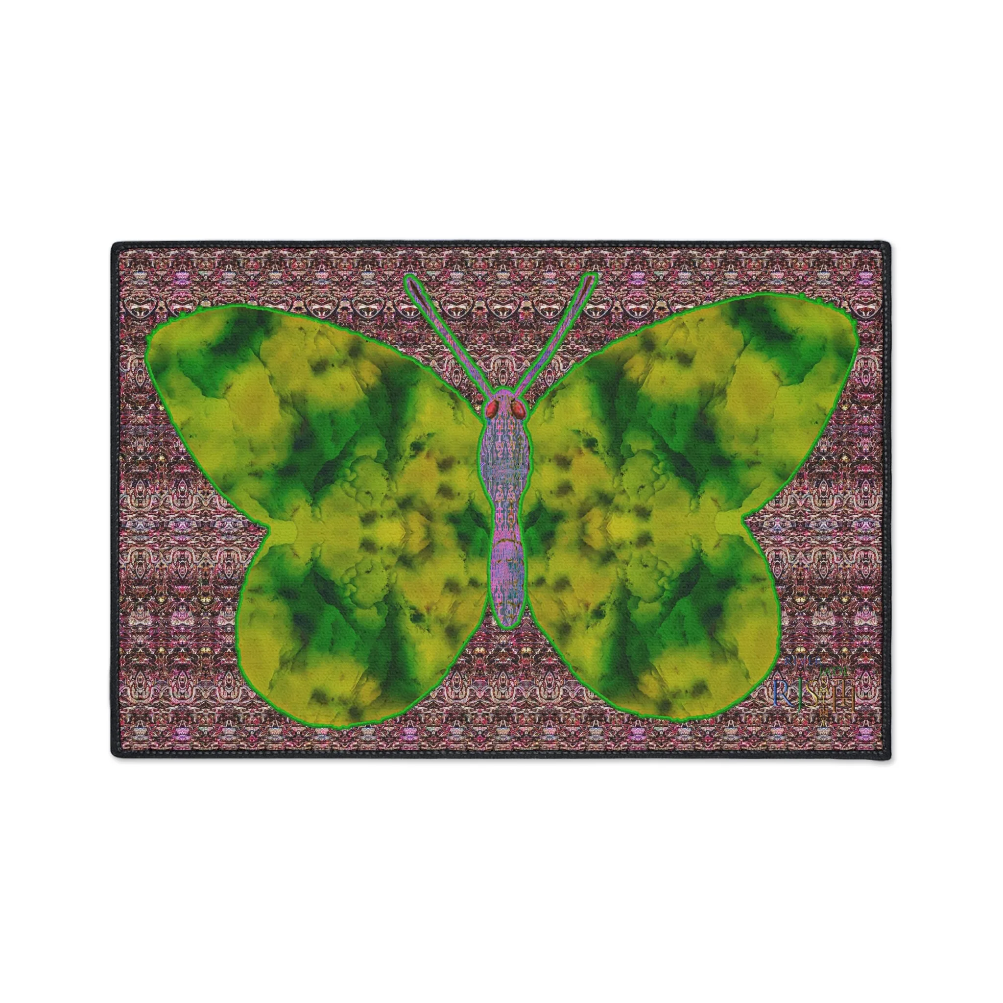 Heavy Duty Floor Mat (Butterfly Glade Denizen & Samhain Dream Thaw 14 & Purple Logo@Alchemic) RJSTH@Fabric#5_7 of 18 RJSTHw2025 RJS