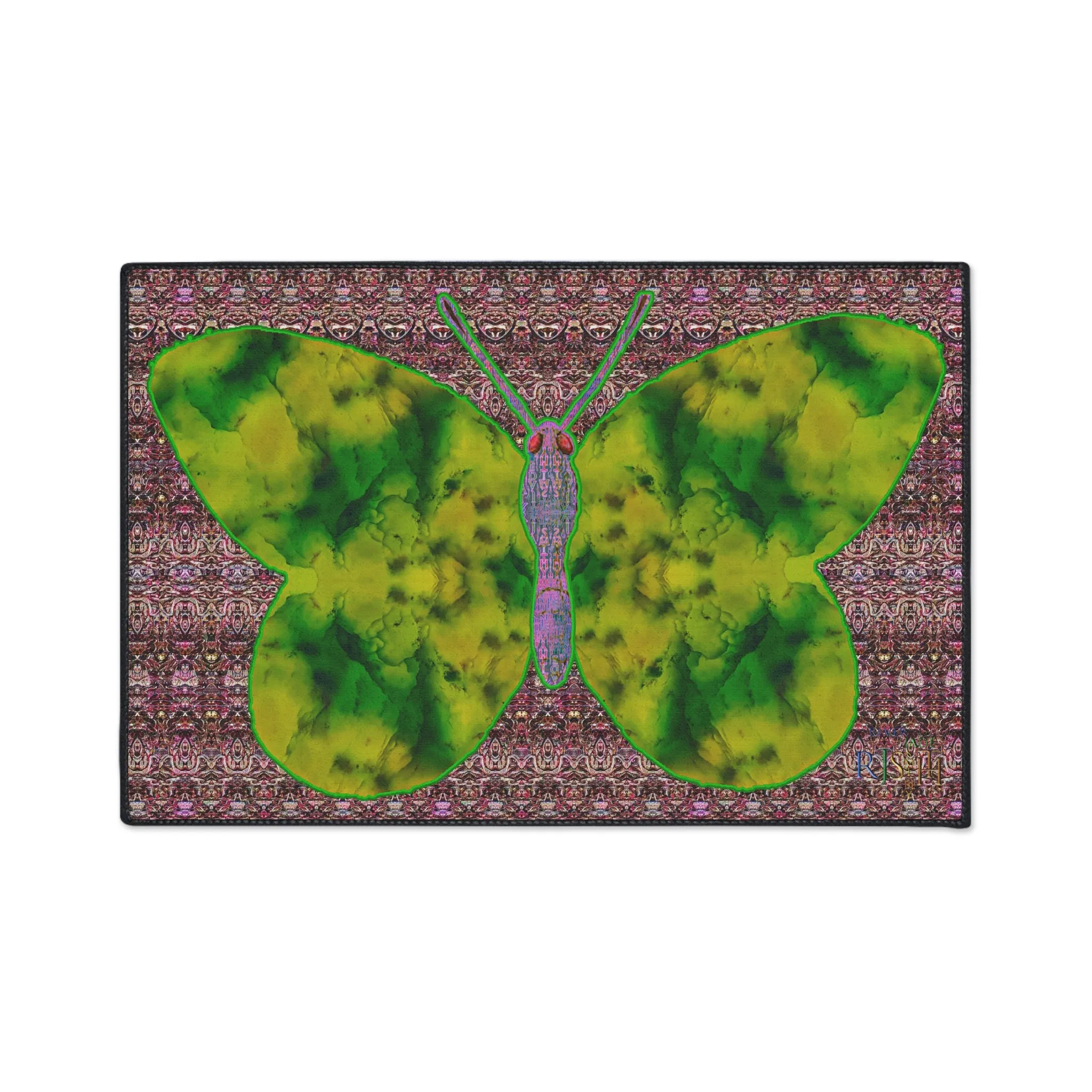 Heavy Duty Floor Mat (Butterfly Glade Denizen & Samhain Dream Thaw 14 & Purple Logo@Alchemic) RJSTH@Fabric#5_7 of 18 RJSTHw2025 RJS