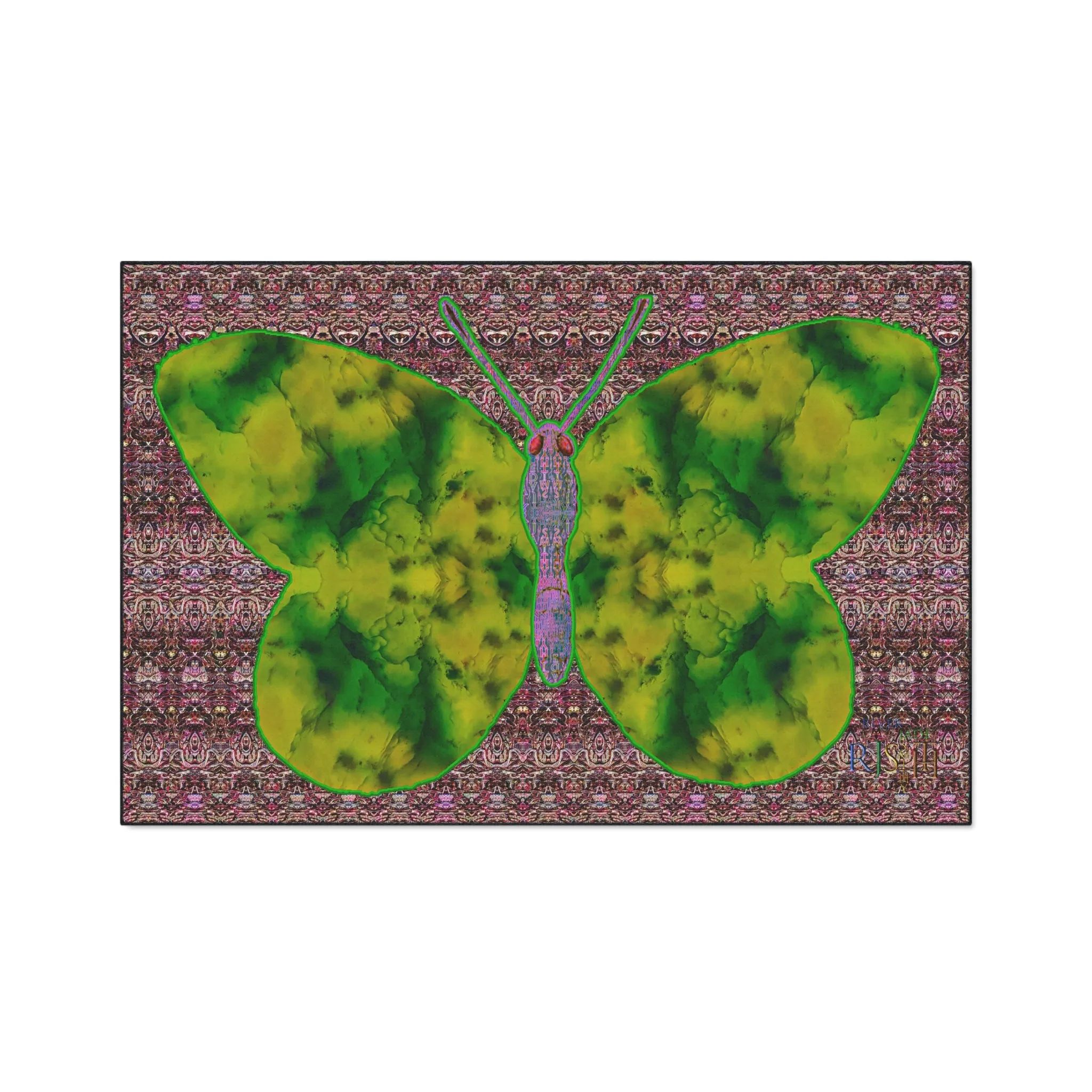 Heavy Duty Floor Mat (Butterfly Glade Denizen & Samhain Dream Thaw 14 & Purple Logo@Alchemic) RJSTH@Fabric#5_7 of 18 RJSTHw2025 RJS