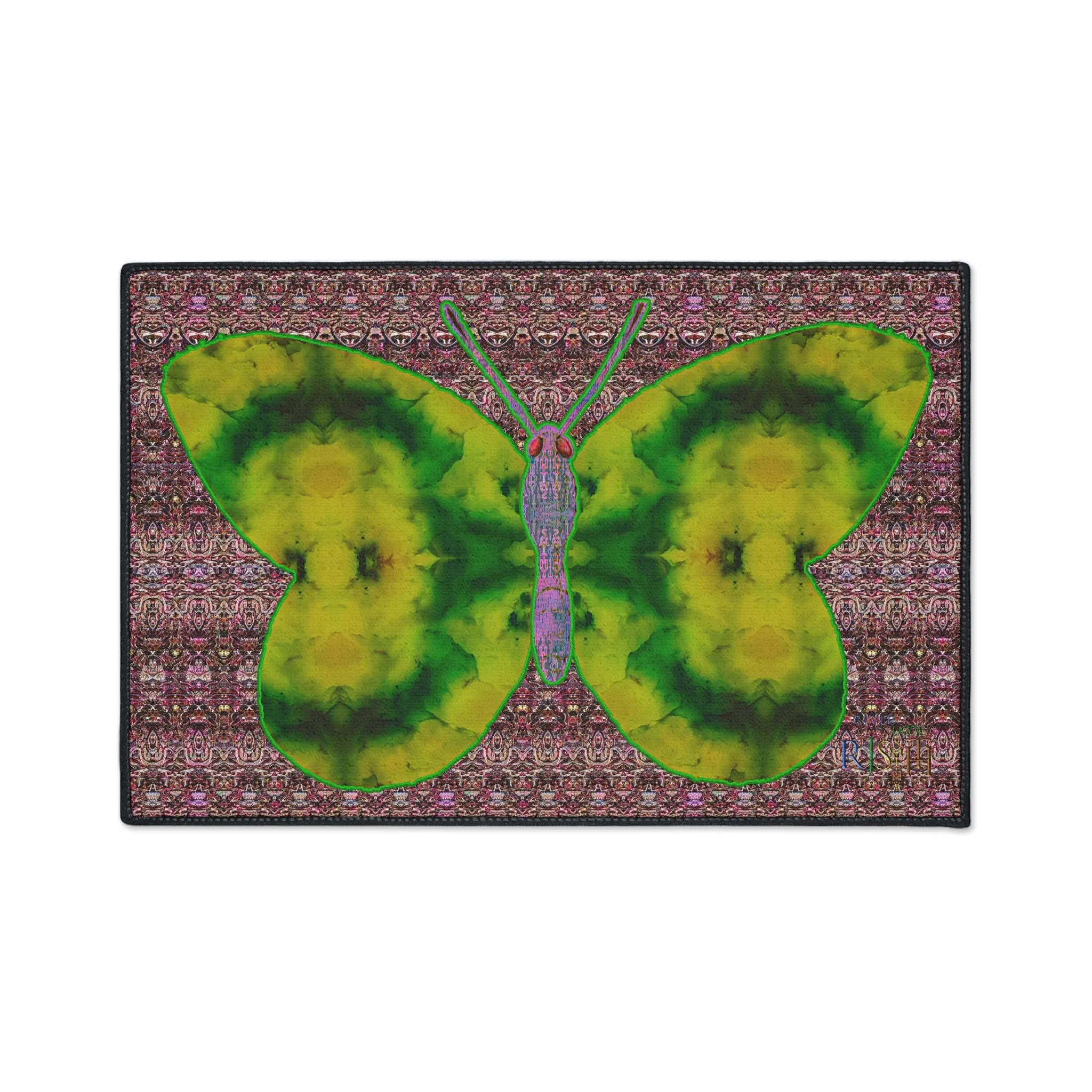 Heavy Duty Floor Mat (Butterfly Glade Denizen & Samhain Dream Thaw 14 & Purple Logo@Alchemic) RJSTH@Fabric#5_9 of 18 RJSTHw2025 RJS