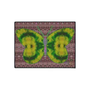 Heavy Duty Floor Mat (Butterfly Glade Denizen & Samhain Dream Thaw 14 & Purple Logo@Alchemic) RJSTH@Fabric#5_9 of 18 RJSTHw2025 RJS