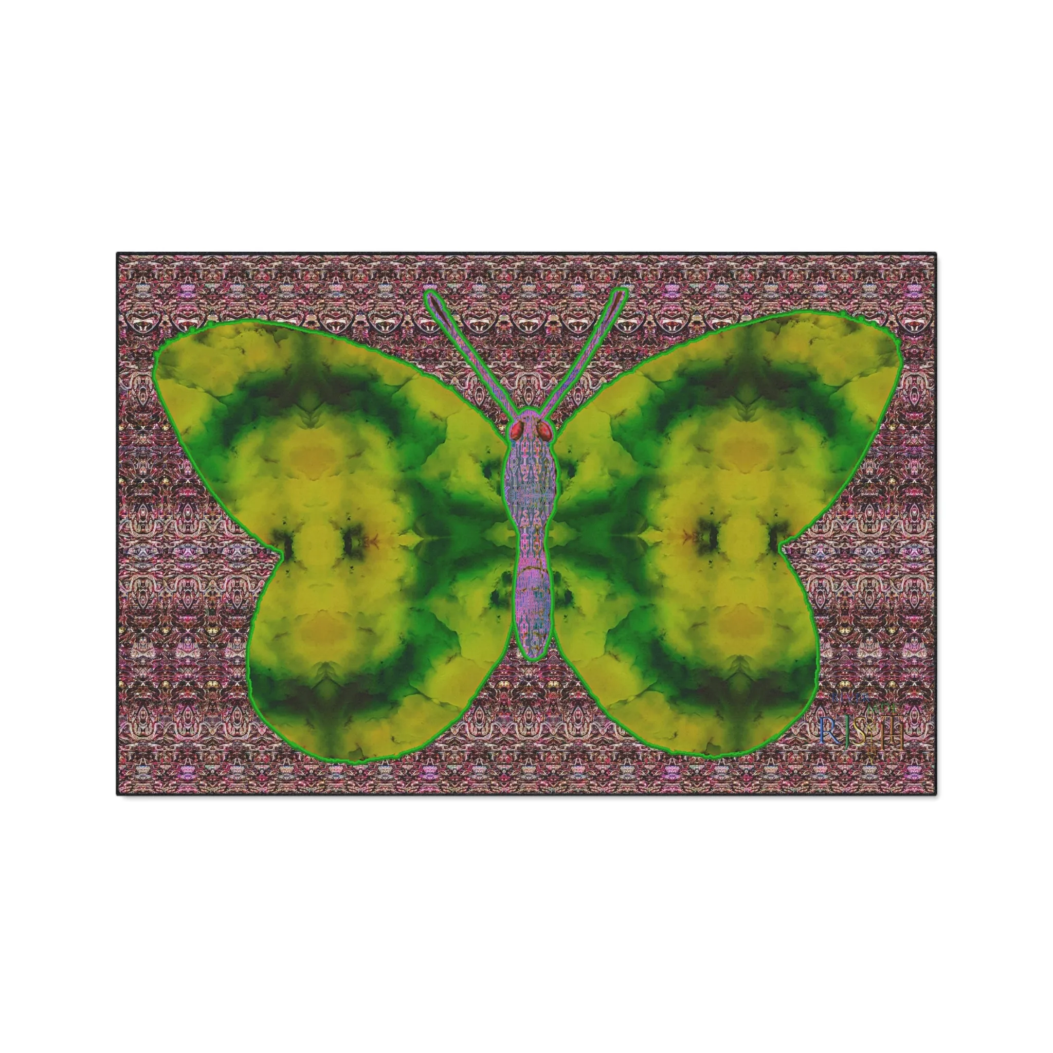 Heavy Duty Floor Mat (Butterfly Glade Denizen & Samhain Dream Thaw 14 & Purple Logo@Alchemic) RJSTH@Fabric#5_9 of 18 RJSTHw2025 RJS