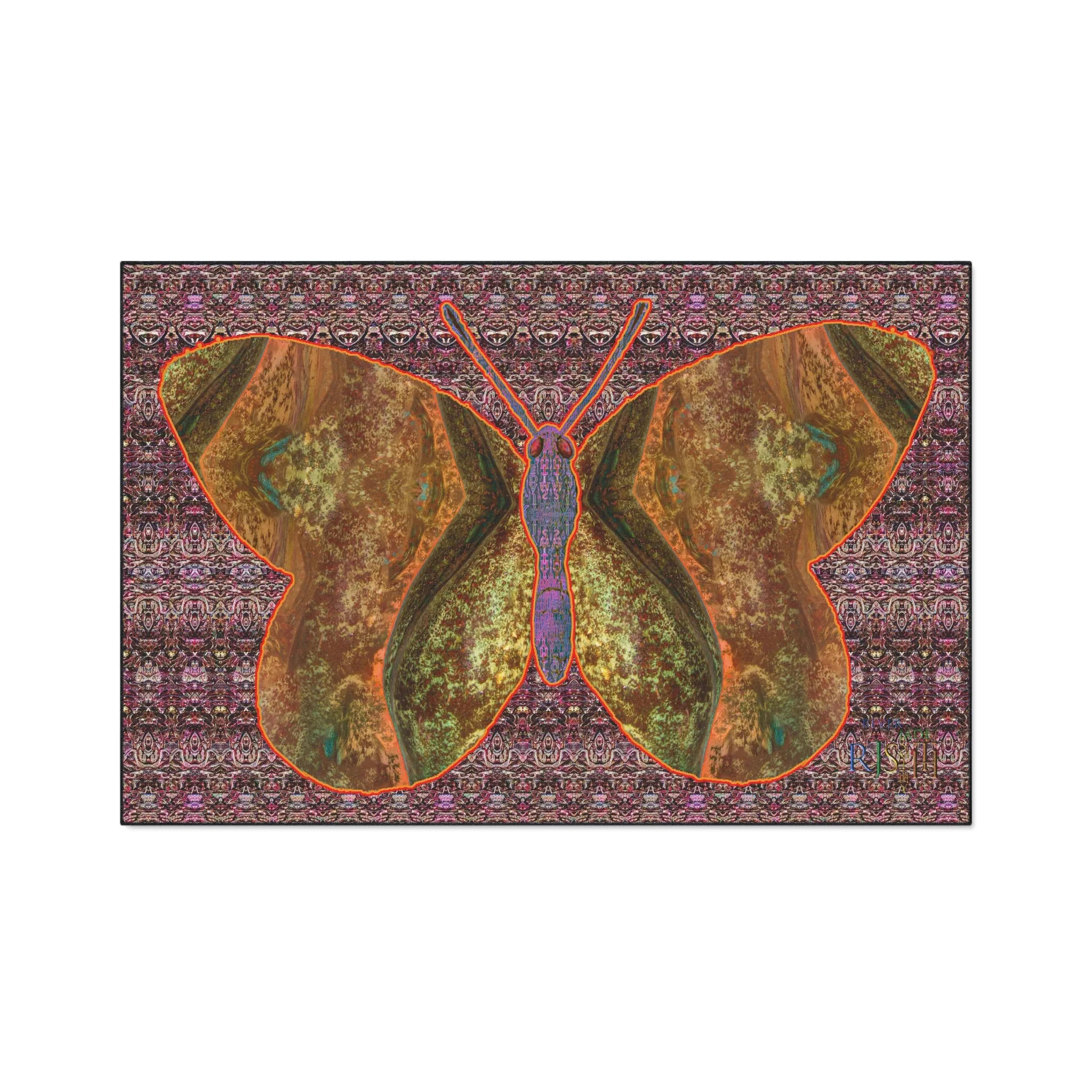 Heavy Duty Floor Mat (Butterfly Glade Denizen & Samhain Dream Thaw 14 & Purple Logo@Alchemic) RJSTH@Fabric#6_1 of 16 RJSTHw2025 RJS