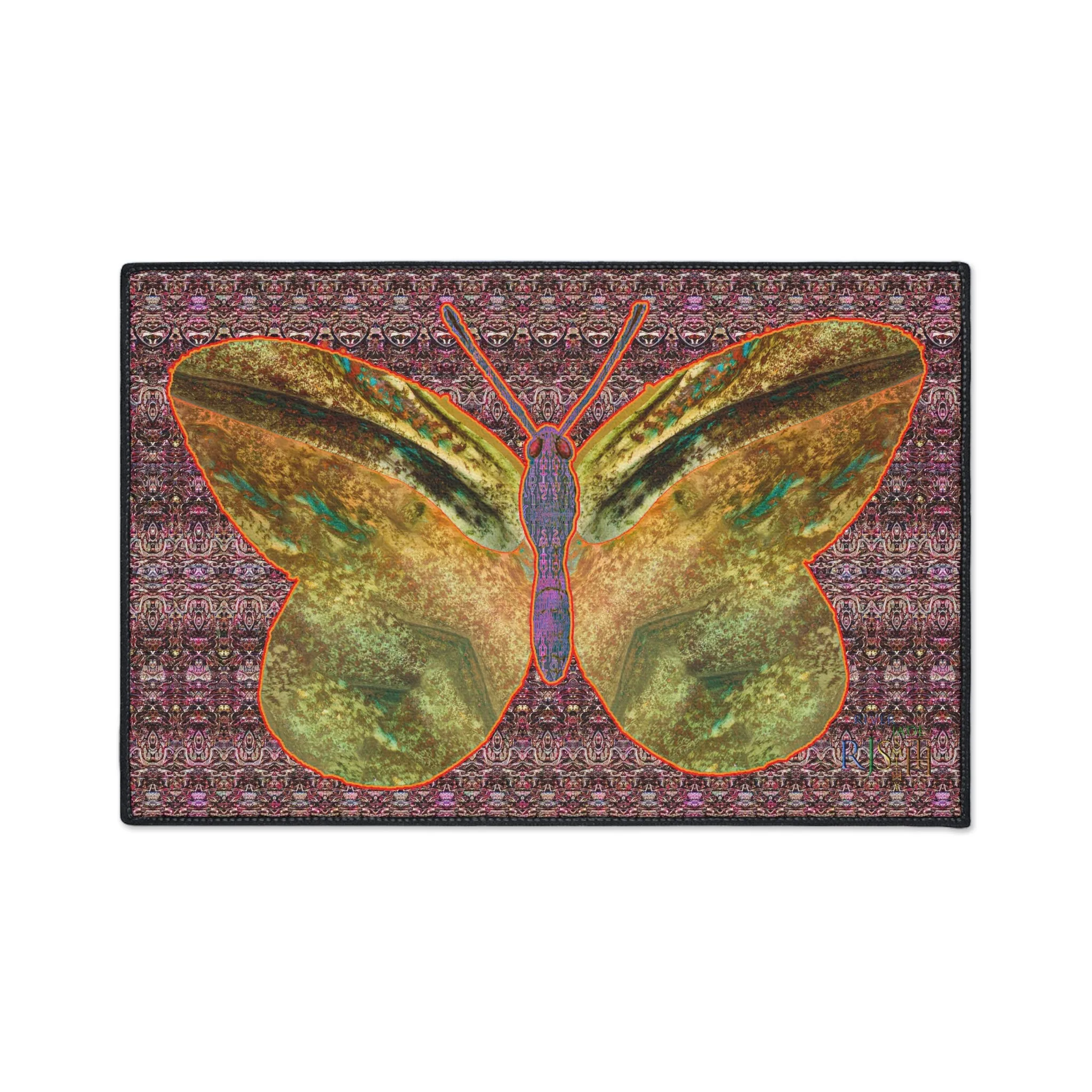 Heavy Duty Floor Mat (Butterfly Glade Denizen & Samhain Dream Thaw 14 & Purple Logo@Alchemic) RJSTH@Fabric#6_11 of 16 RJSTHw2025 RJS
