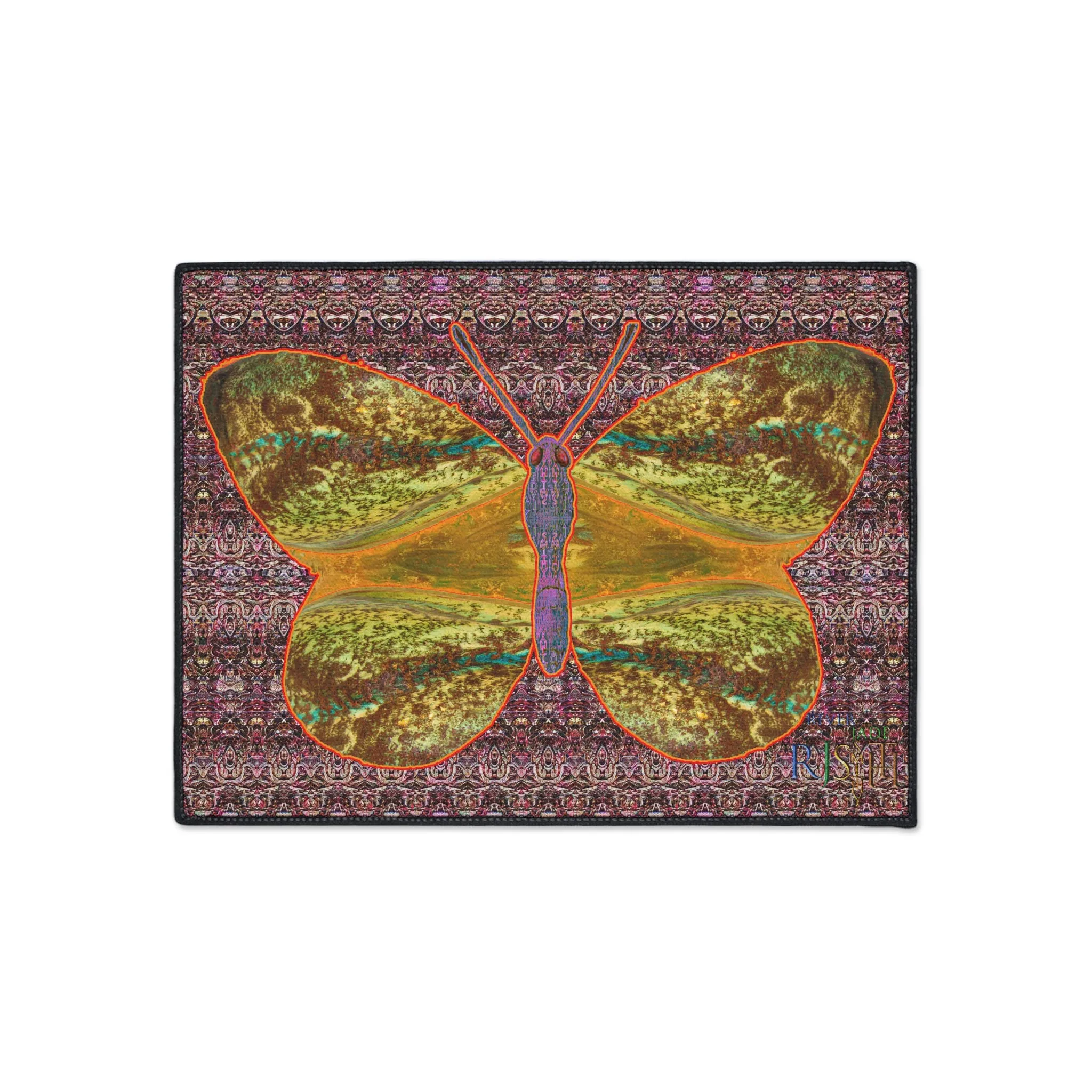 Heavy Duty Floor Mat (Butterfly Glade Denizen & Samhain Dream Thaw 14 & Purple Logo@Alchemic) RJSTH@Fabric#6_13 of 16 RJSTHw2025 RJS