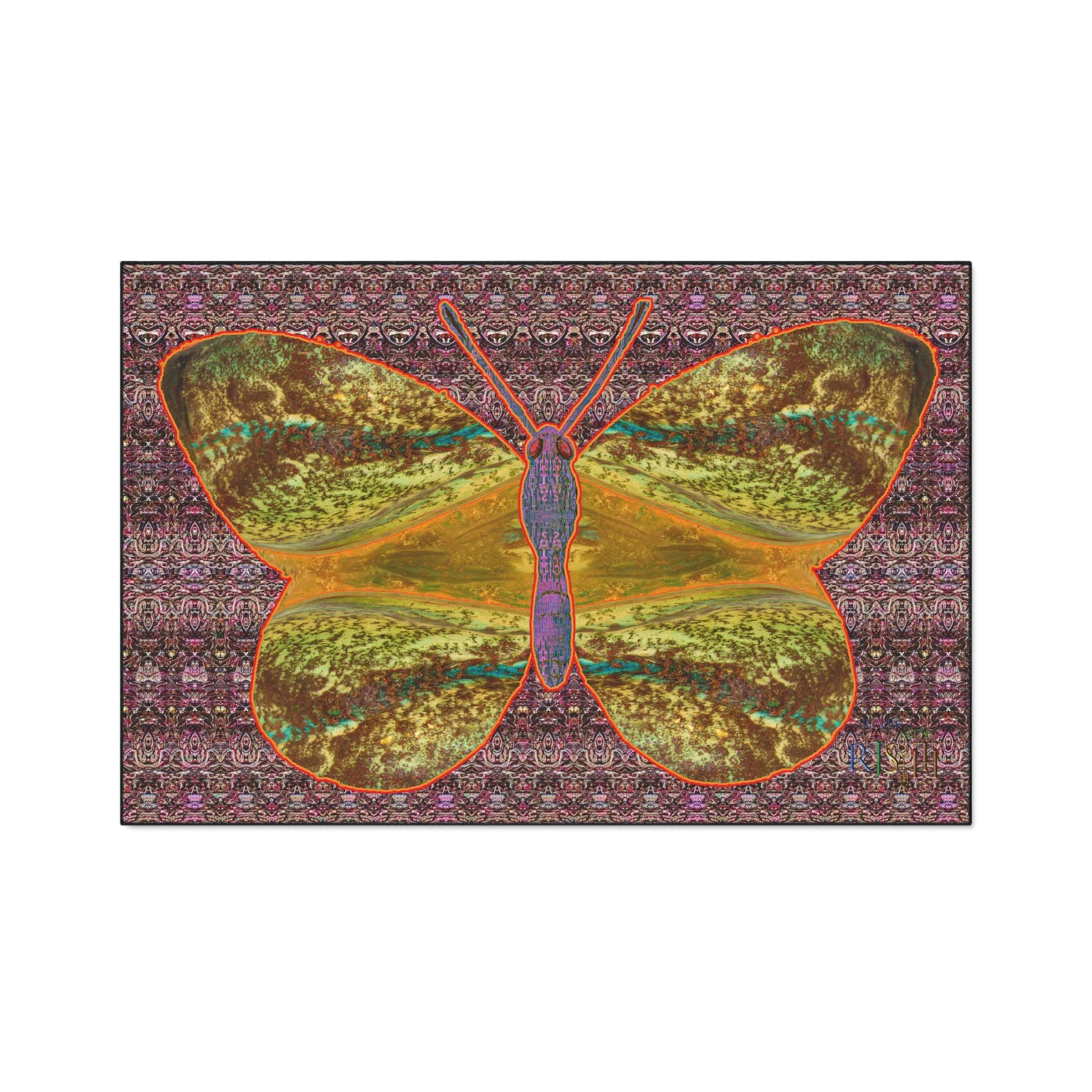 Heavy Duty Floor Mat (Butterfly Glade Denizen & Samhain Dream Thaw 14 & Purple Logo@Alchemic) RJSTH@Fabric#6_13 of 16 RJSTHw2025 RJS