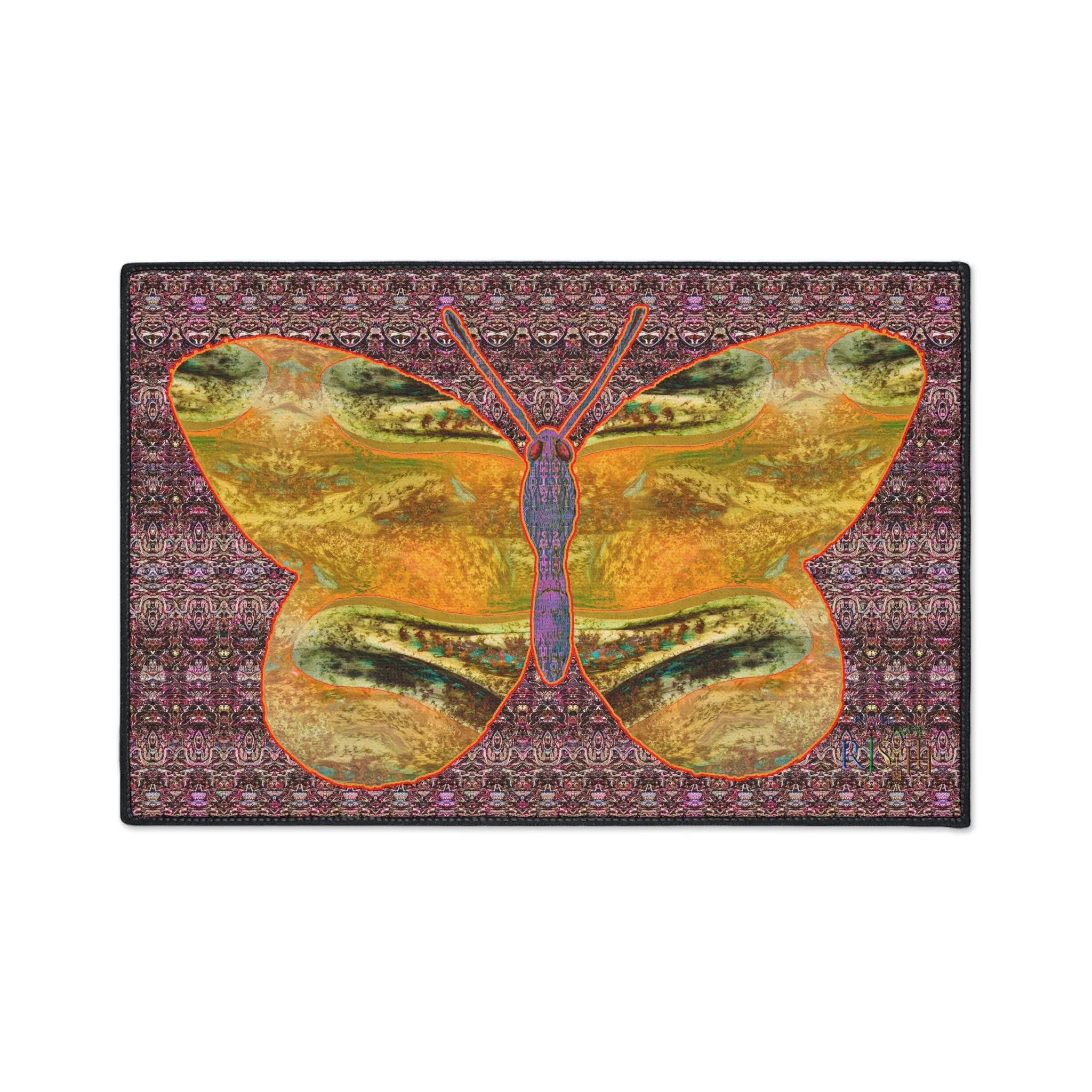 Heavy Duty Floor Mat (Butterfly Glade Denizen & Samhain Dream Thaw 14 & Purple Logo@Alchemic) RJSTH@Fabric#6_14 of 16 RJSTHw2025 RJS
