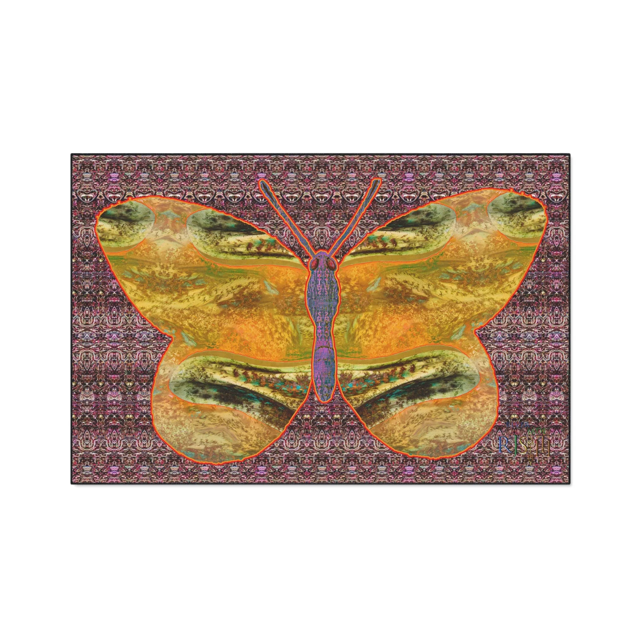 Heavy Duty Floor Mat (Butterfly Glade Denizen & Samhain Dream Thaw 14 & Purple Logo@Alchemic) RJSTH@Fabric#6_14 of 16 RJSTHw2025 RJS