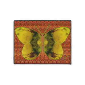 Heavy Duty Floor Mat (Butterfly Glade Denizen & Samhain Dream Thaw 15 & Orange Logo@Alchemic) RJSTH@Fabric#1_1 of 15 RJSTHw2025 RJS