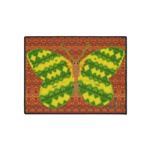 Heavy Duty Floor Mat (Butterfly Glade Denizen & Samhain Dream Thaw 15 & Orange Logo@Alchemic) RJSTH@Fabric#1_15 of 15 RJSTHw2025 RJS