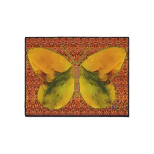 Heavy Duty Floor Mat (Butterfly Glade Denizen & Samhain Dream Thaw 15 & Orange Logo@Alchemic) RJSTH@Fabric#1_8 of 15 RJSTHw2025 RJS