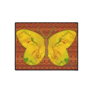 Heavy Duty Floor Mat (Butterfly Glade Denizen & Samhain Dream Thaw 15 & Orange Logo@Alchemic) RJSTH@Fabric#1_9 of 15 RJSTHw2025 RJS