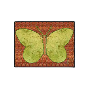 Heavy Duty Floor Mat (Butterfly Glade Denizen & Samhain Dream Thaw 15 & Orange Logo@Alchemic) RJSTH@Fabric#2_1 of 16 RJSTHw2025 RJS