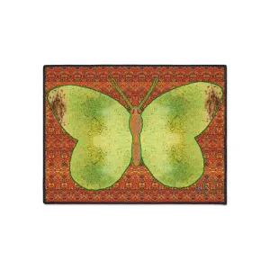Heavy Duty Floor Mat (Butterfly Glade Denizen & Samhain Dream Thaw 15 & Orange Logo@Alchemic) RJSTH@Fabric#2_14 of 16 RJSTHw2025 RJS