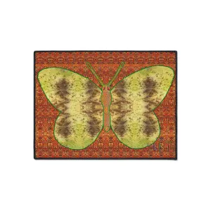 Heavy Duty Floor Mat (Butterfly Glade Denizen & Samhain Dream Thaw 15 & Orange Logo@Alchemic) RJSTH@Fabric#2_15 of 16 RJSTHw2025 RJS