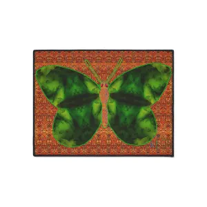 Heavy Duty Floor Mat (Butterfly Glade Denizen & Samhain Dream Thaw 15 & Orange Logo@Alchemic) RJSTH@Fabric#3_10 of 16 RJSTHw2025 RJS