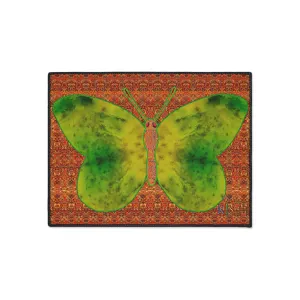 Heavy Duty Floor Mat (Butterfly Glade Denizen & Samhain Dream Thaw 15 & Orange Logo@Alchemic) RJSTH@Fabric#3_12 of 16 RJSTHw2025 RJS