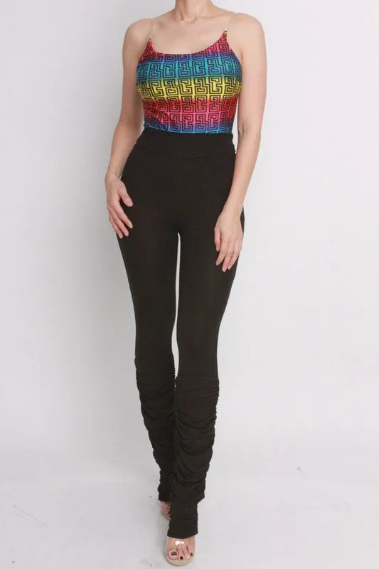 HIGH WAIST HEAVY BOTTOM PANTS