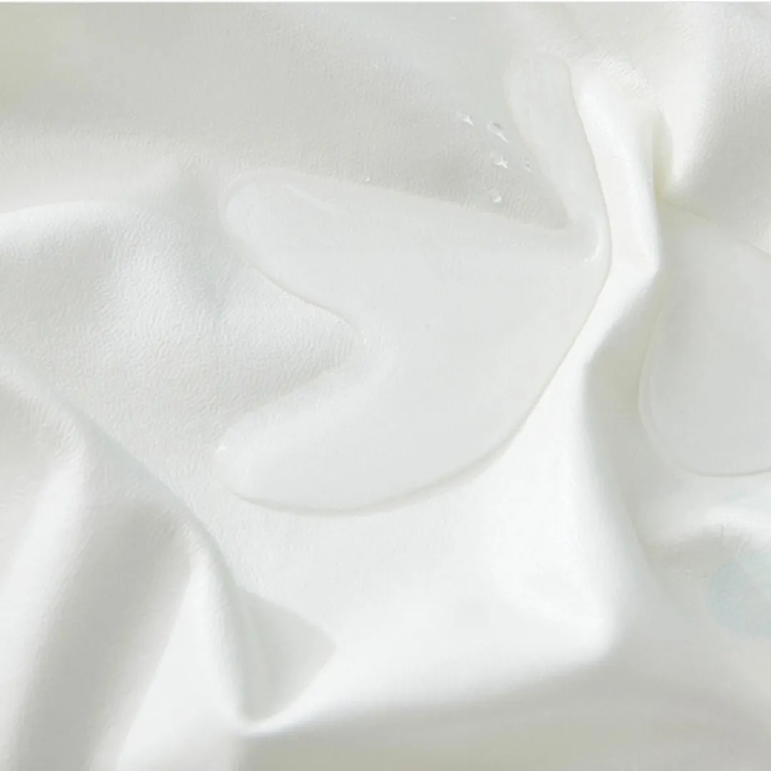 Homlly Breathable Cooling Waterproof Fitted Sheet with 30cm Deep Pocket