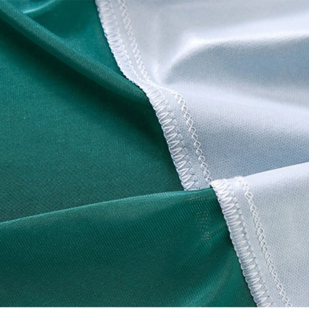 Homlly Breathable Cooling Waterproof Fitted Sheet with 30cm Deep Pocket