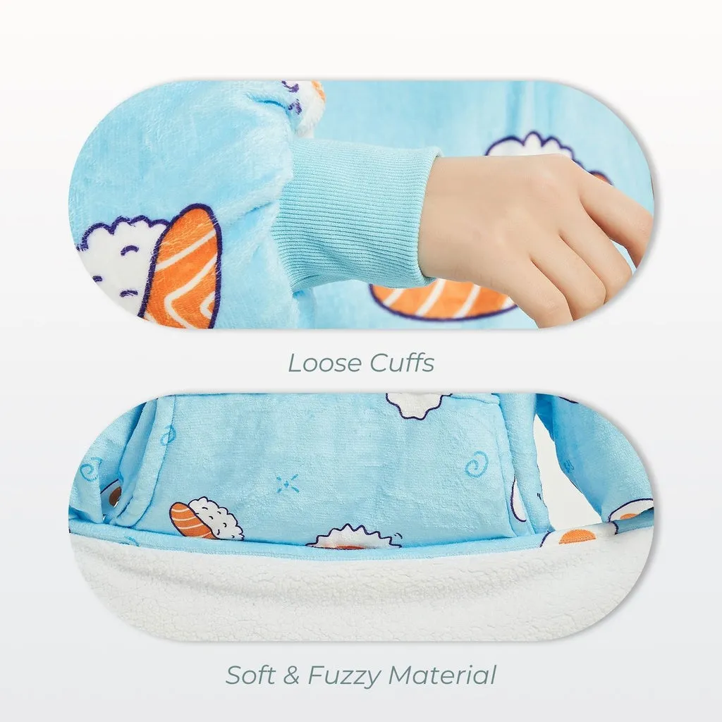 Hoodie Blanket Adult Sushi