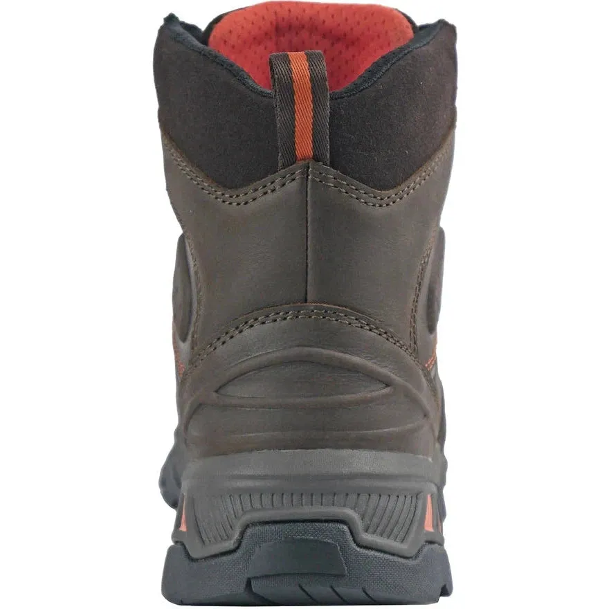 Hoss Men's Blast Composite Safety Toe Waterproof 400G Insulated Work Boot - Brown 60242