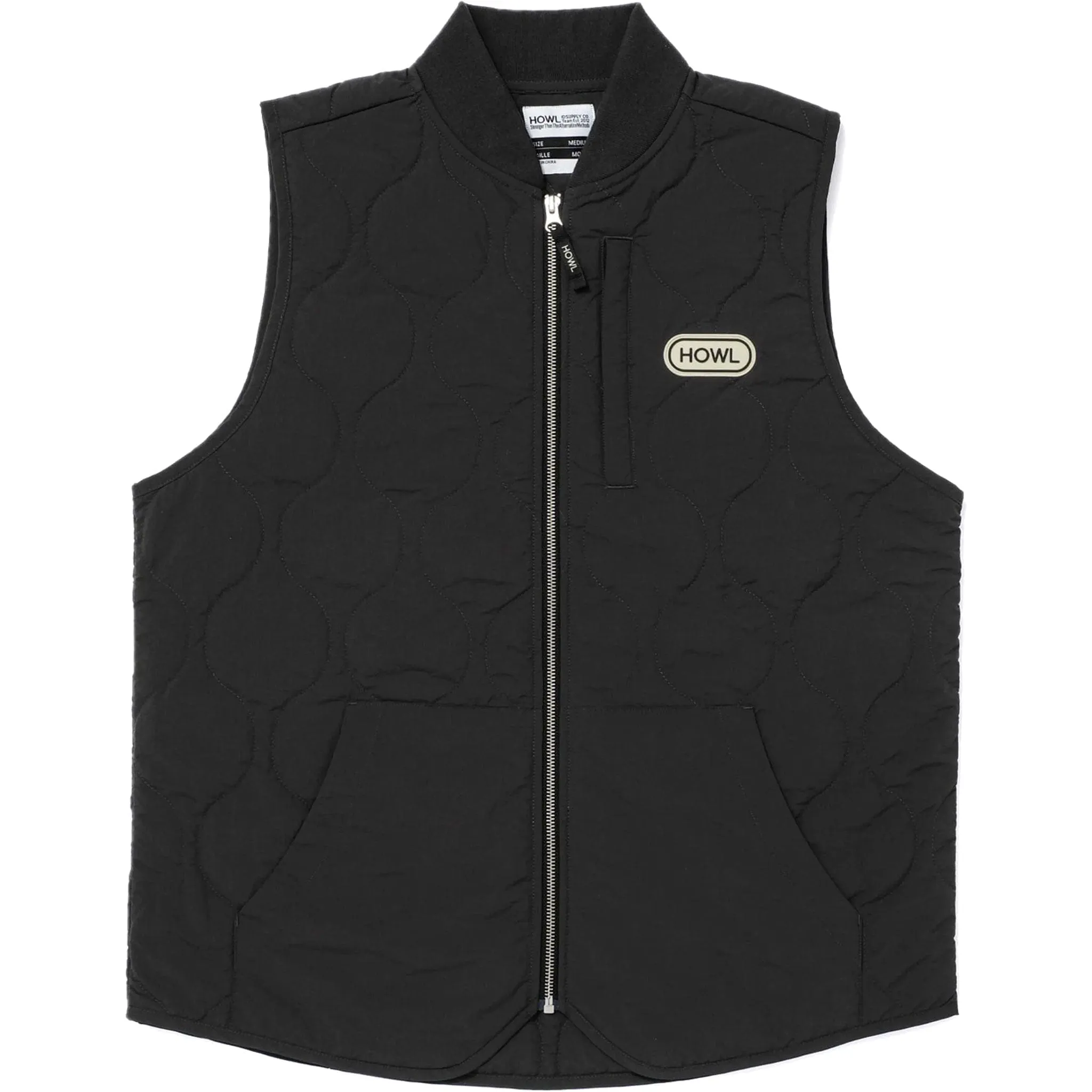 Howl Onion Quilt Vest Black