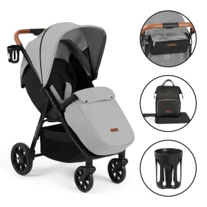 Ickle Bubba Stomp Stride Prime Stroller in Pearl Grey