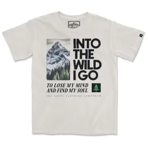 Into The Wild Peaks & Pines Edition 'Vintage Tee' | Oversized Heavyweight |
