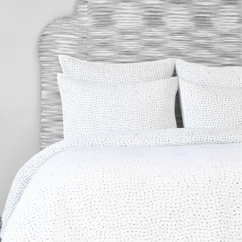 John Robshaw - Organic Hand Stitched Quilt - Indigo - Full/Queen