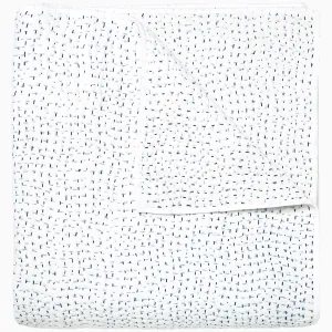 John Robshaw - Organic Hand Stitched Quilt - Indigo - Full/Queen