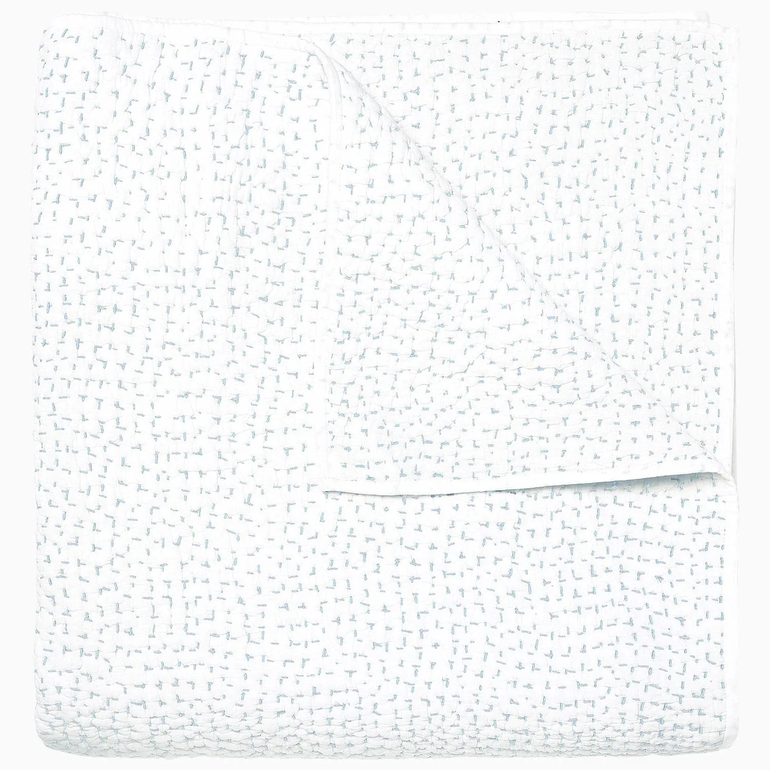 John Robshaw - Organic Hand Stitched Quilt - Mist - Full/Queen