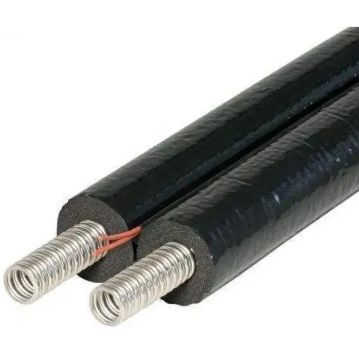 Kaiflex Solar EPDMplus 2in2 Pre-Insulated twin pipe 14mm Black Twin Pipe