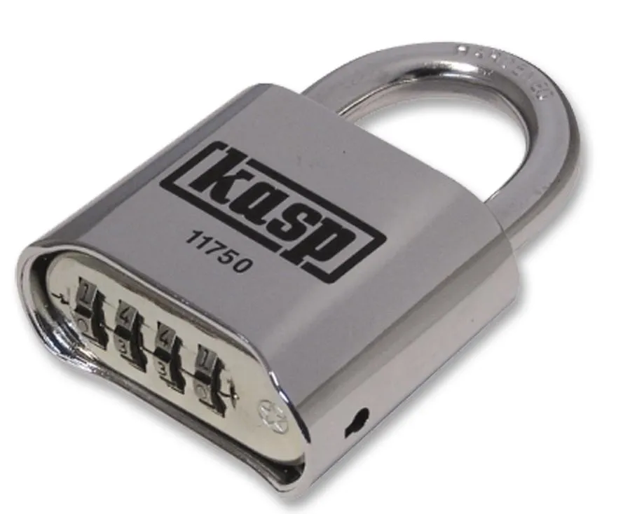 Kasp Heavy duty combination padlock 50mm