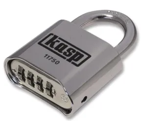 Kasp Heavy duty combination padlock 50mm