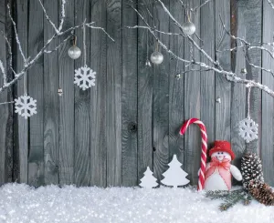 Kate Gray wood Tree branches snow winter backdrop for Christmas Photography