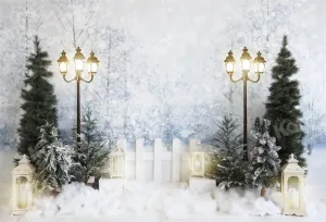 Kate Winter Snow Fence Backdrop for Photography