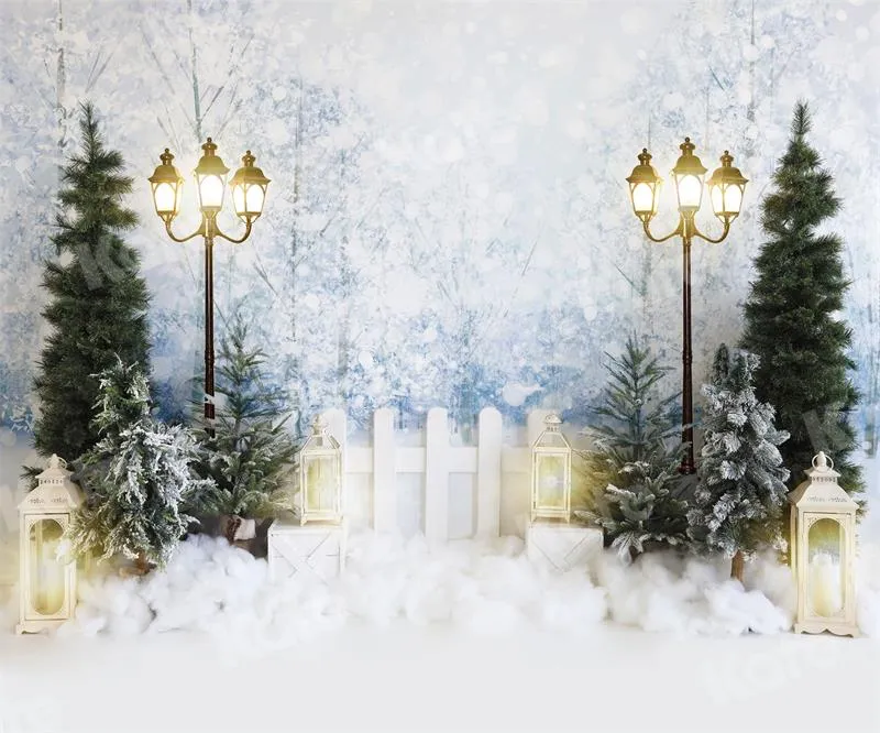 Kate Winter Snow Fence Backdrop for Photography