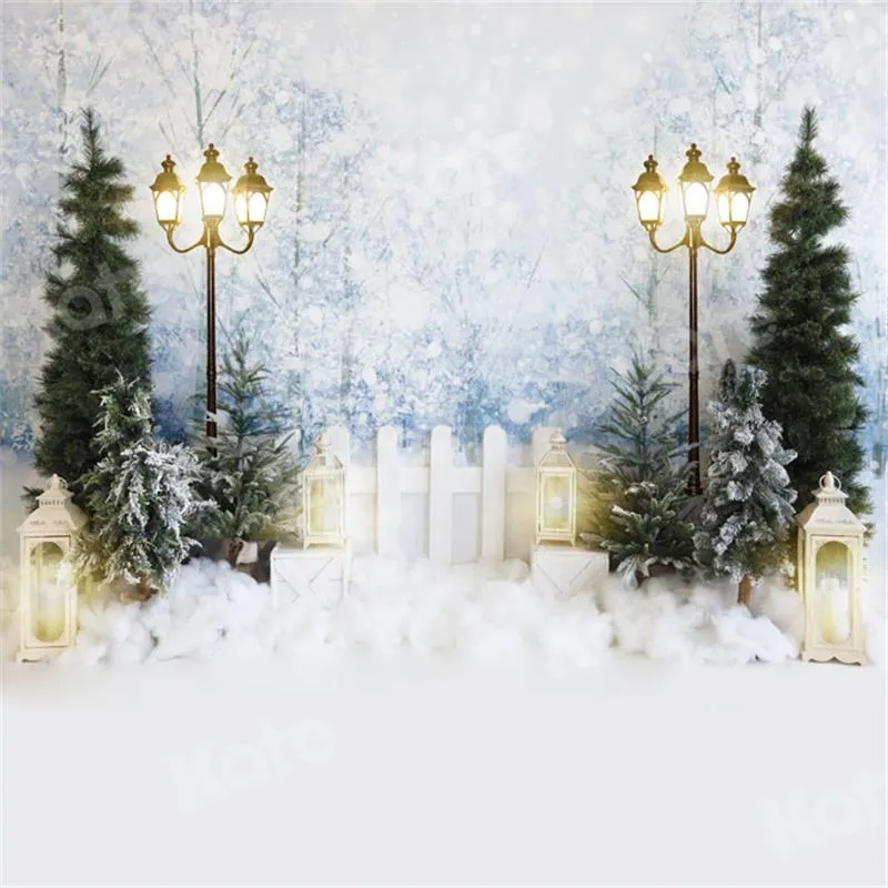 Kate Winter Snow Fence Backdrop for Photography