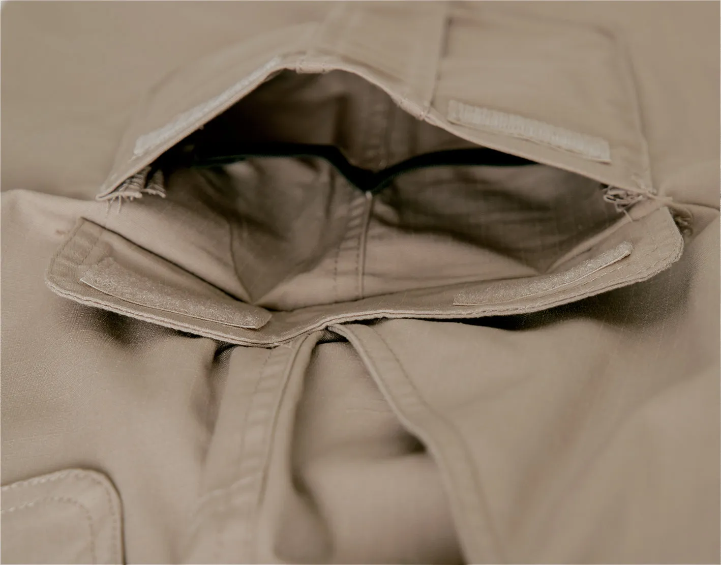 Khaki - Tactical 10-8 Lightweight Field Pants - Poly Cotton Spandex Rip-Stop -  Zipper Fly