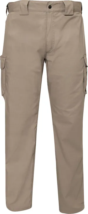Khaki - Tactical 10-8 Lightweight Field Pants - Poly Cotton Spandex Rip-Stop -  Zipper Fly