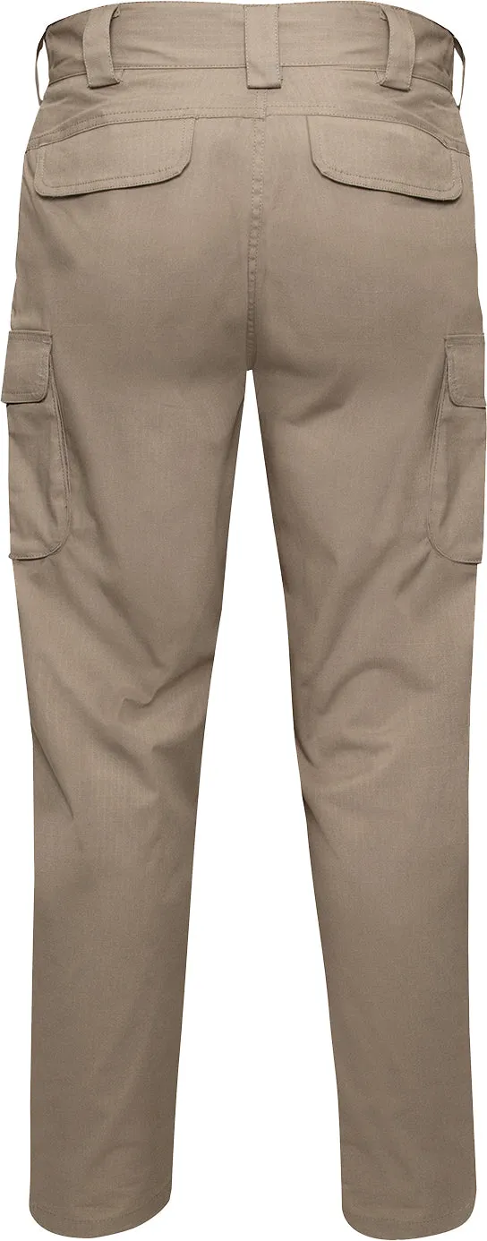 Khaki - Tactical 10-8 Lightweight Field Pants - Poly Cotton Spandex Rip-Stop -  Zipper Fly
