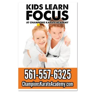 Kids Learn Focus Window Cling