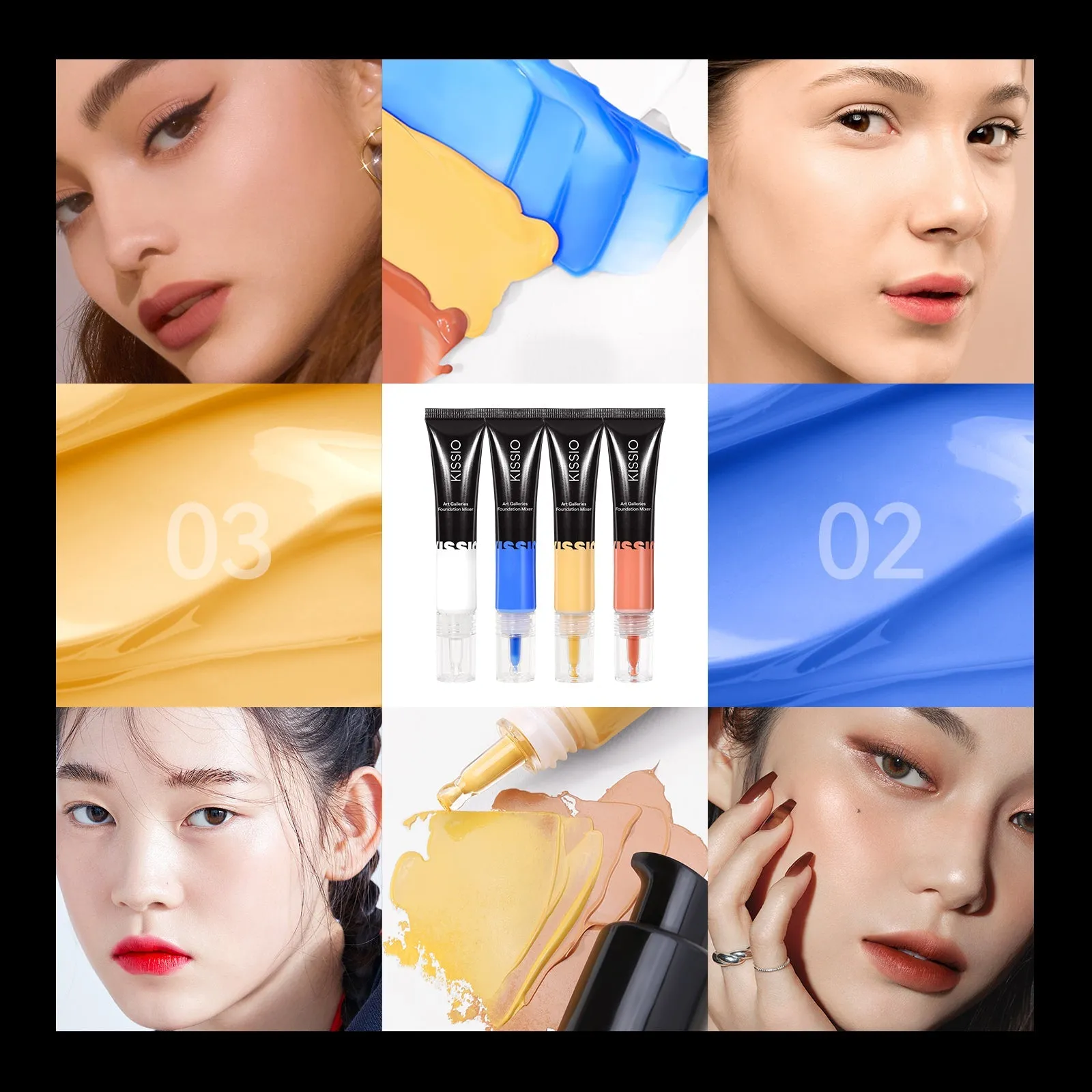 KISSIO Blue Foundation Mixing Pigment