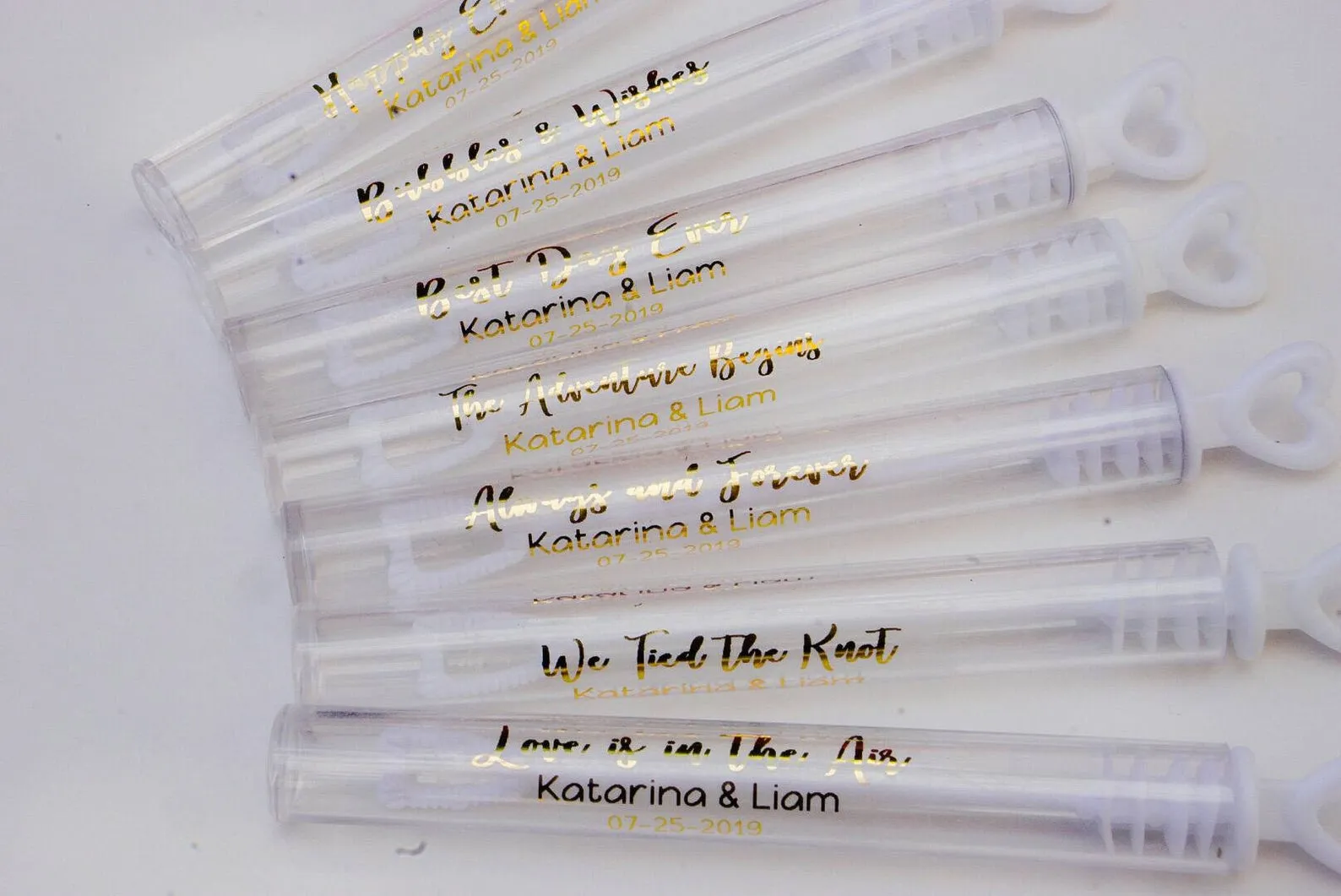 Labels Only Gold Foil Clear Wedding Bubble Labels Wedding Favor Stickers