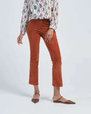lively stretch suede pant