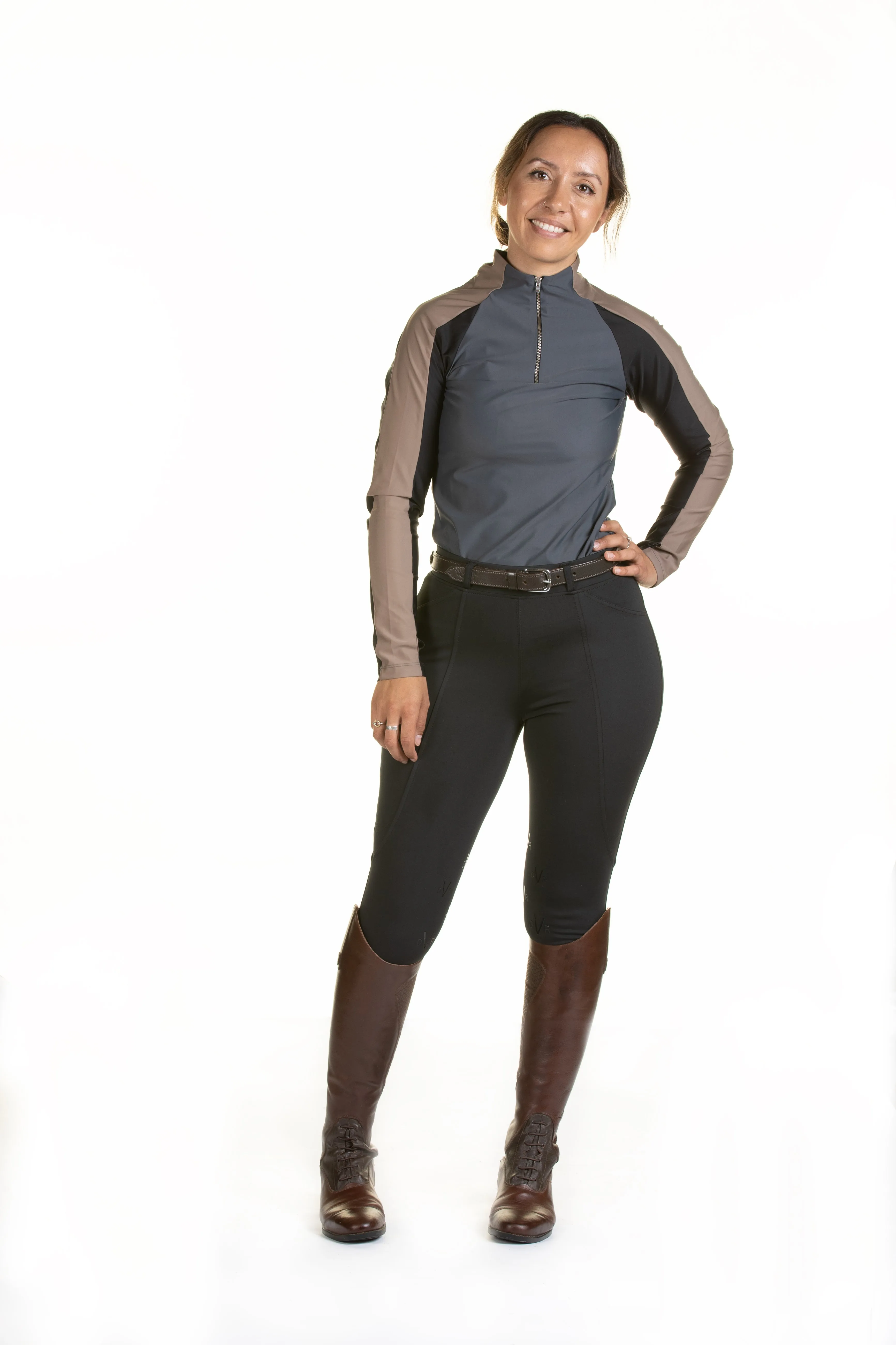 Long Sleeve Base layer - Graphite Tri