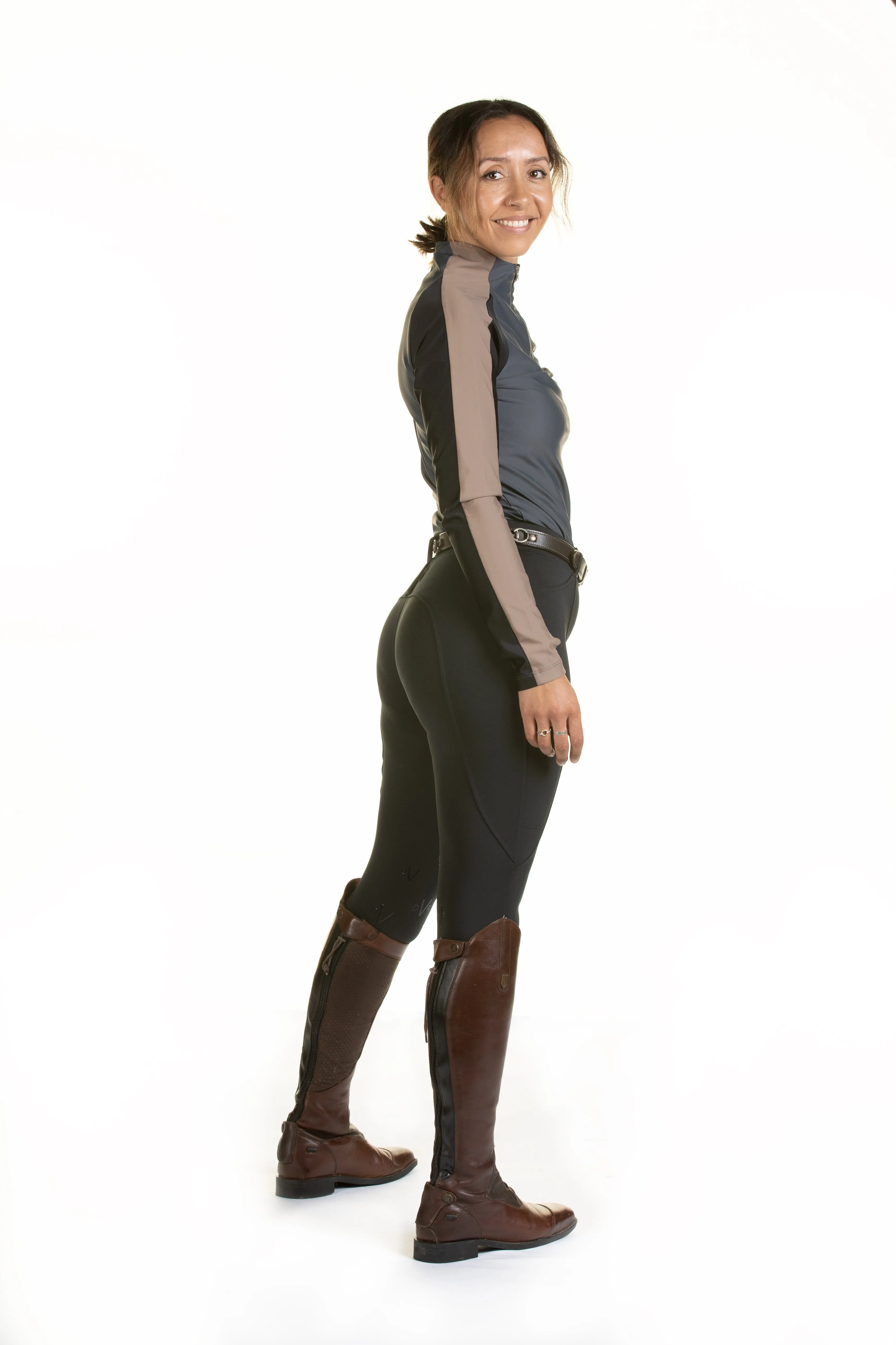 Long Sleeve Base layer - Graphite Tri