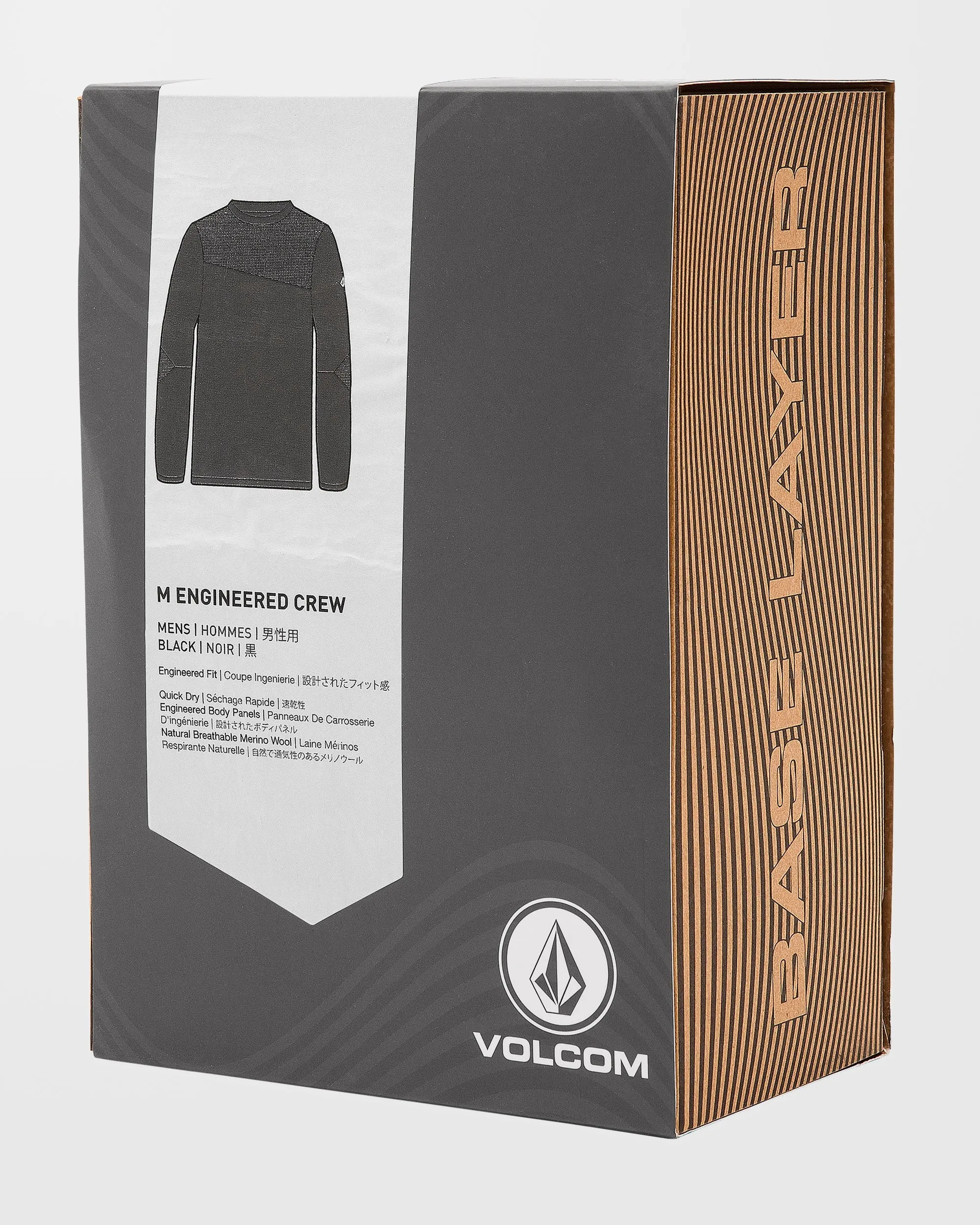 M Engineered Base Layer Langarmshirt - Black